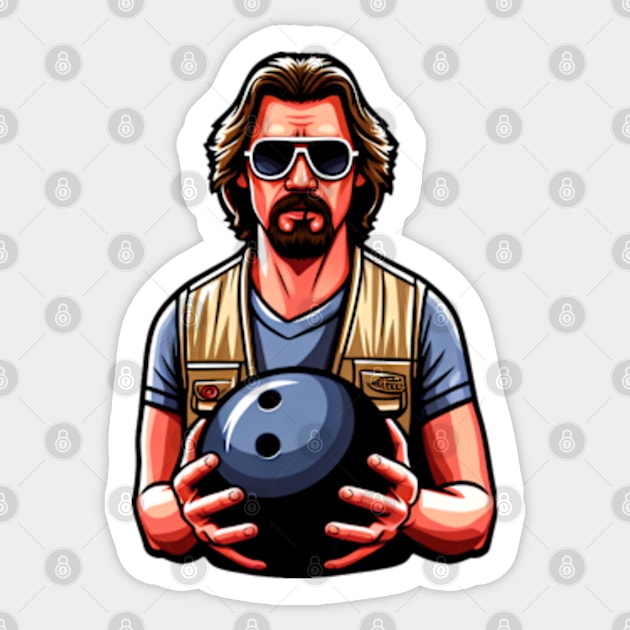 The Big Lebowski Sticker by elegantelite